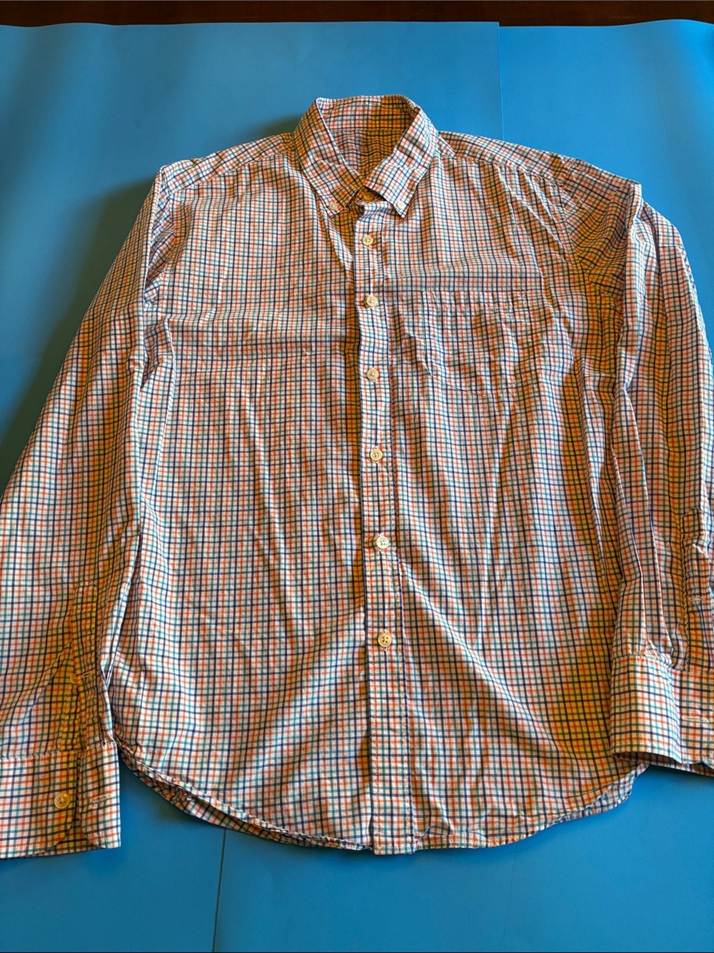 Jcrew Men's Classic Check Button-Down Shirt - Multi-Color